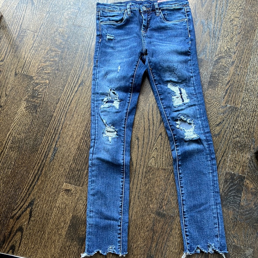 Blank nyc girls jeans with rips